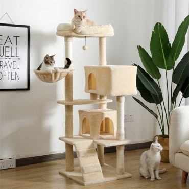 Luxury-Multi-Level-Cat-Tree-Tower-with-Cat-Condo-Cozy-Perches-Pet-Play-House-Scratching-Post-1
