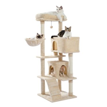 Luxury-Multi-Level-Cat-Tree-Tower-with-Cat-Condo-Cozy-Perches-Pet-Play-House-Scratching-Post-3