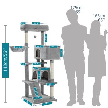 Luxury-Multi-Level-Cat-Tree-Tower-with-Cat-Condo-Cozy-Perches-Pet-Play-House-Scratching-Post-5